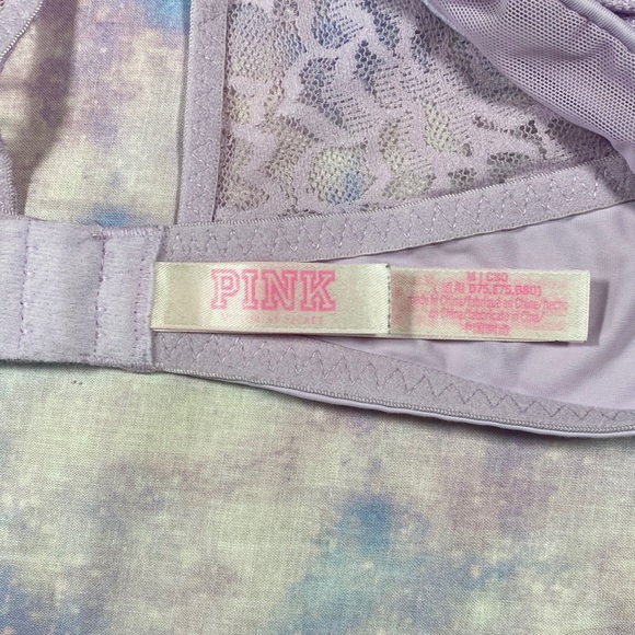 VS PINK • Lavender Lace Racerback Bralette - Picture 3 of 7